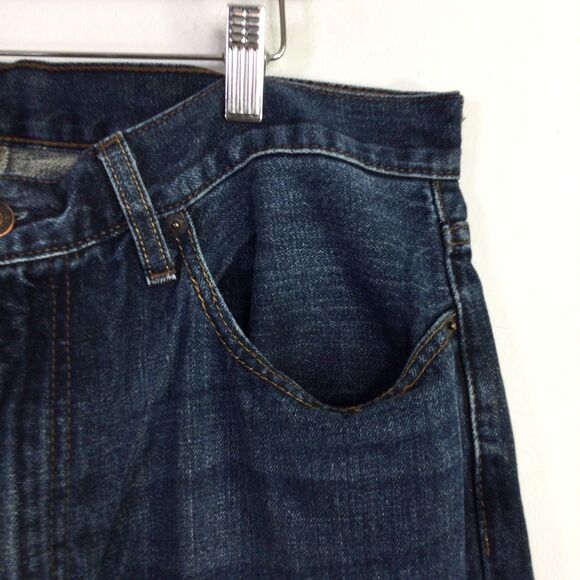 Levi's 527 Mens Slim Leg Jeans Dark Wash Blue Size 36X32 - Picture 8 of 16